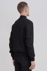 Dean - Black Structured Weave