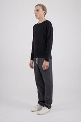 Francis - Black Cotton / Cashmere