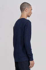 Francis - Navy Linen