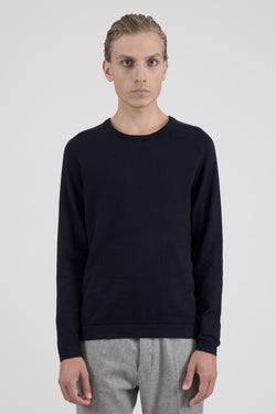 Francis - Dk Navy Cotton / Cashmere