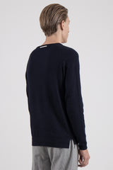 Francis - Dk Navy Cotton / Cashmere