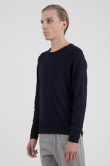 Francis - Dk Navy Cotton / Cashmere