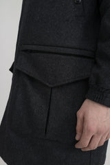 Orwell - Black Recycled Wool / Cashmere