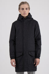 Orwell - Black Recycled Wool / Cashmere