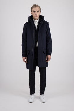 Orwell - Dk Navy Wool / Cashmere